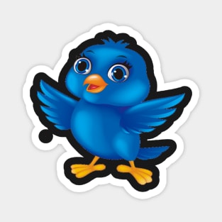 Blue Bird 2 Magnet