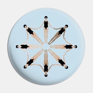 Artistic Swim Swimmers Synchronized Swimming Pin