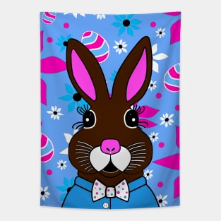 Springtime Easter Bunny Funny - Easter Art Tapestry