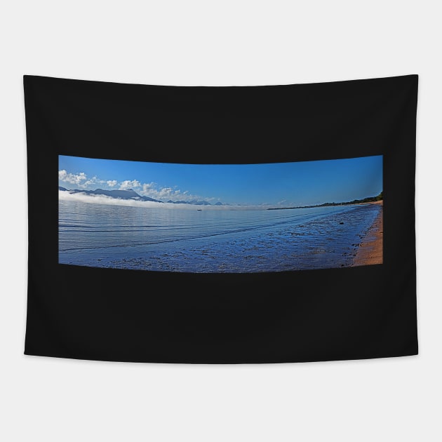 Fog Bank Hinchinbrook Channel - Cardwell Queensland Australia #2 Tapestry by pops