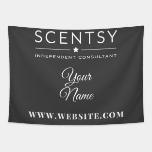 scentsy independent consultant gift ideas with custom name and website Tapestry