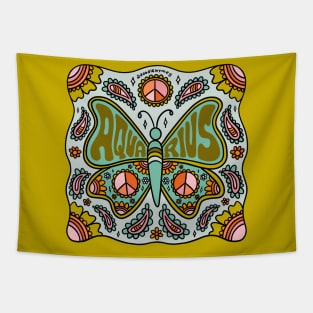 Aquarius Butterfly Tapestry