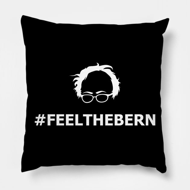 Feel the Bern Pillow by Iskapa