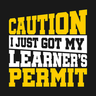 Learners permit Passing Driving License gift passed driving test | driver's license T-Shirt