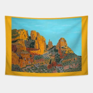 Finger Rock in Pima Canyon, Arizona Tapestry