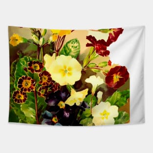 big and small flowers Tapestry