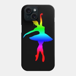 Rainbow Ballerina Phone Case