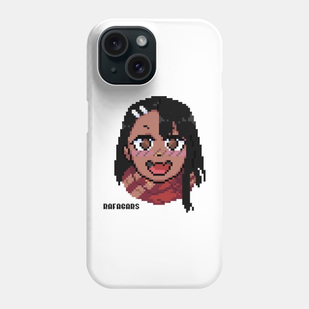 Cute Pixel Nagatoro Phone Case by rafagars