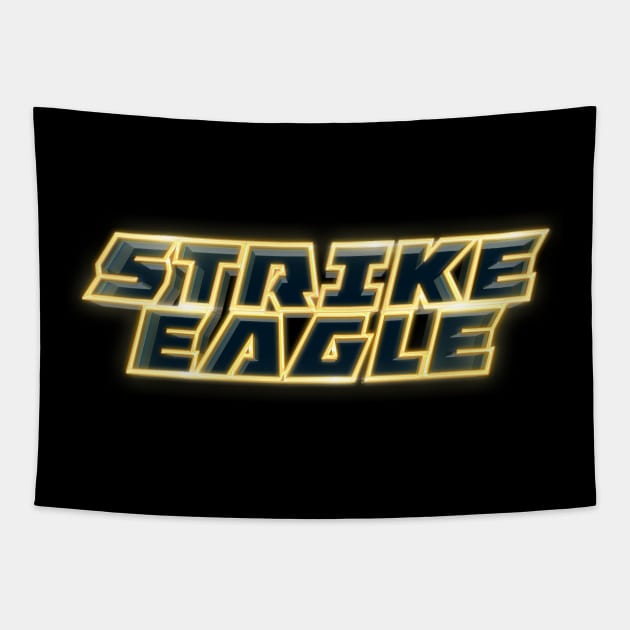 Strike Eagle "Neon" Logo Tapestry by Strike Eagle