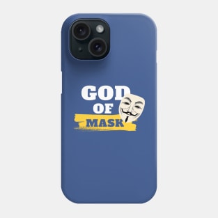 Mask on edition wit cool typography Phone Case
