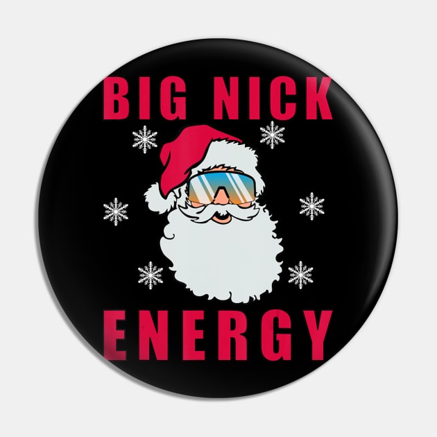 Big Nick Energy Christmas Dad Joke Pin by Mitsue Kersting