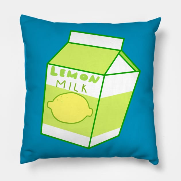 Lemon Milk Pillow by saradaboru