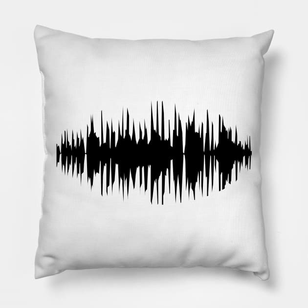 WAVEFORM Pillow by producerwear