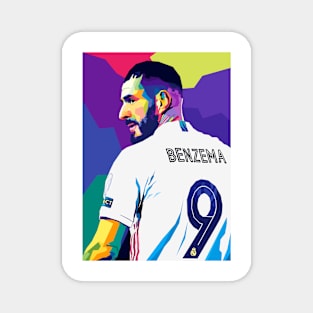 Karim Benzema Wpap Art Magnet