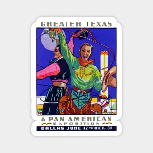 1937 Texas and Pan American Exposition Magnet