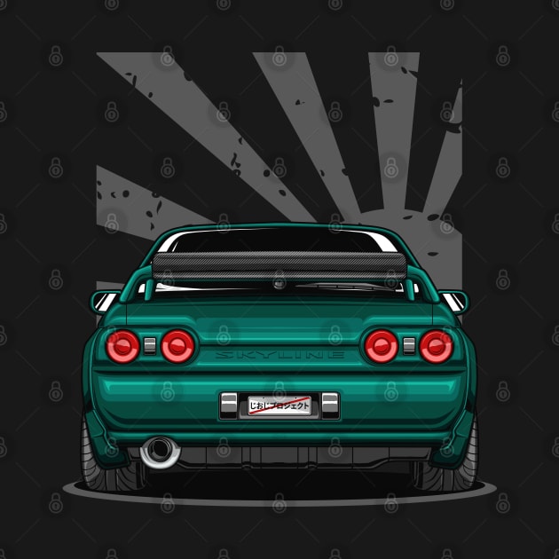 Monster Skyline GT-R R32 (Green Emerald) by Jiooji Project