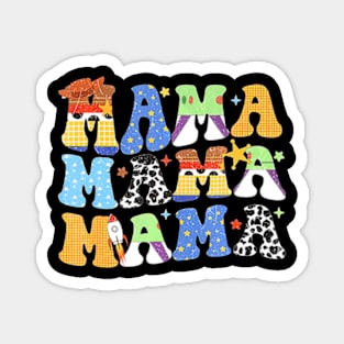 Toy  Story Mama Boy Mom Mother's Day Tee For Womens Magnet