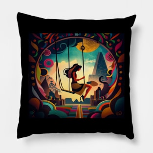 Abstract Lady Pillow