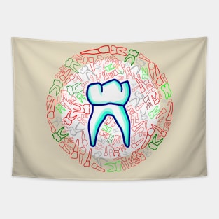 Teeth tooth Tapestry