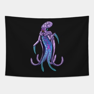 Warper alien cyborg Tapestry