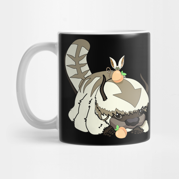 Avatar The Last Airbender Appa And Momo Avatar The Last Airbender Appa Mug Teepublic Appa was like momos adopted big brother throughout the series. avatar the last airbender appa and momo by paulinatrans