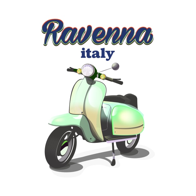 Ravenna Italy vintage Travel poster by nickemporium1