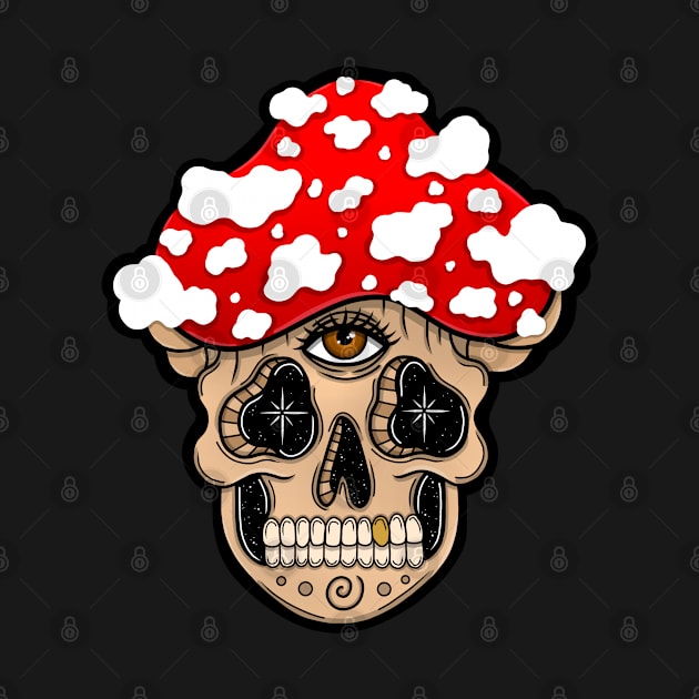 Mushroom skeleton by Thisuniquevibe