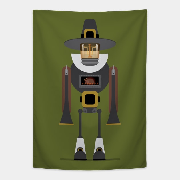 It's a Robot, Pilgrim Tapestry by DanielLiamGill