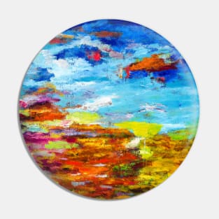 SUNSHINE, Morning,Abstract Landscape Pin