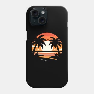 Palm Tree Sunset Phone Case
