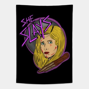 She Slays Buffy The Vampire Slayer Tapestry