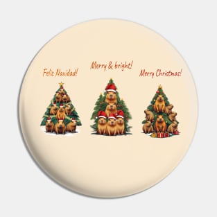 Capybara tree Christmas, Merry Christmas, Capybara Pets, Cute capybara Pin