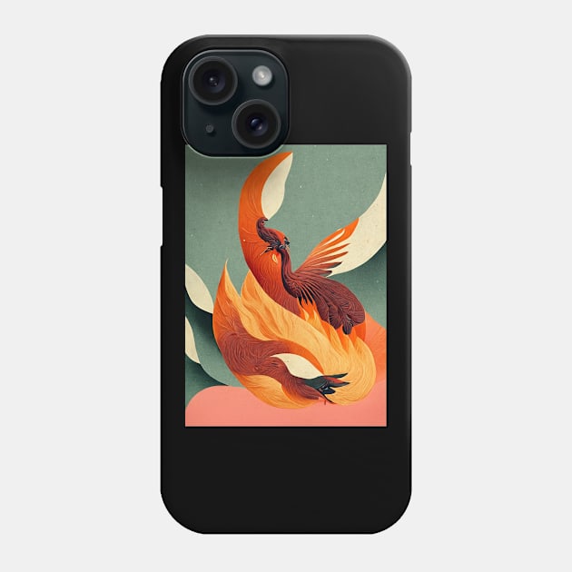 Rise of the Phoenix Phone Case by deificusArt