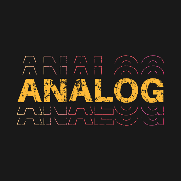 Analog Distressed Neon Design by Analog Designs