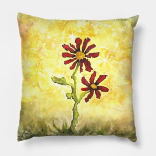 LIttle Red Flower Pillow