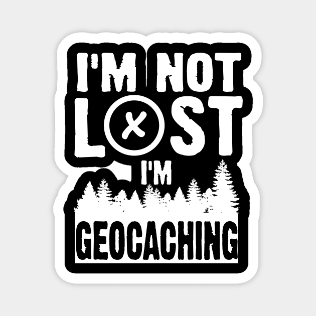 I'm not lost geocaching Magnet by nektarinchen