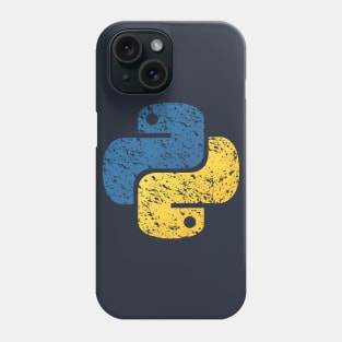 Phyton Programming Vintage Logo Phone Case