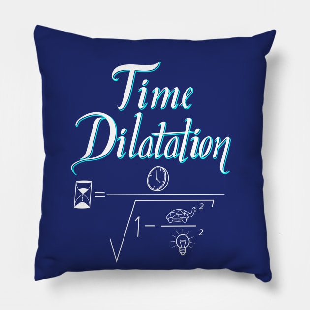 Time Dilatation Pillow by Javisolarte