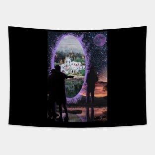 "Trip to the Lake House" Tapestry