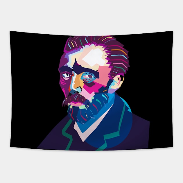 Wpap Gogh Tapestry by LemoBoy