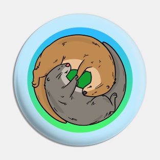 Otter Love Pin