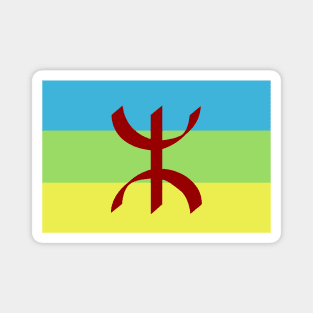 Amazigh Flag - Berber Design - Tifinagh - Amazigh Design - Berber Flag Magnet