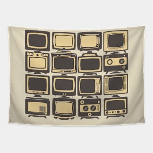 Vintage TV sets Tapestry