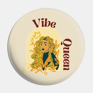 Bold Beauty: Vibe Queen's Signature Collection Pin