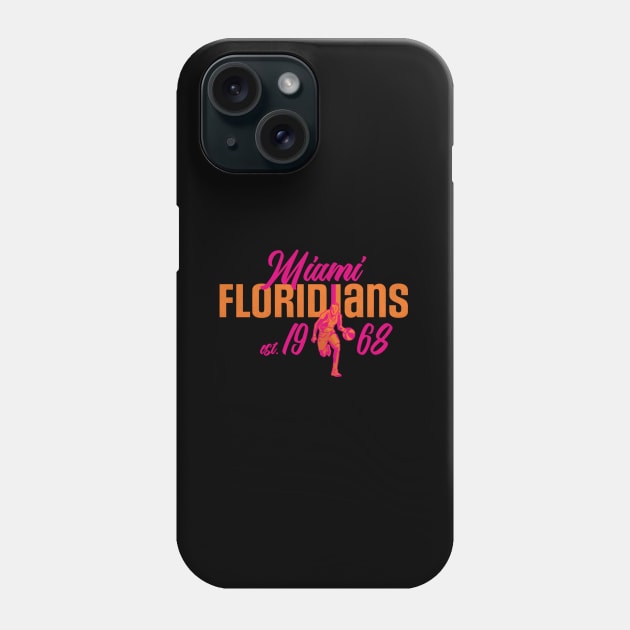 Miami Floridians Basketball Team Phone Case by HypeRamen