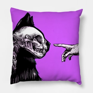 CAT SKULL ART Pillow