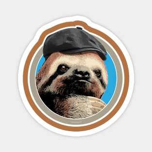 Sloth (in Baker Boy hat) Magnet