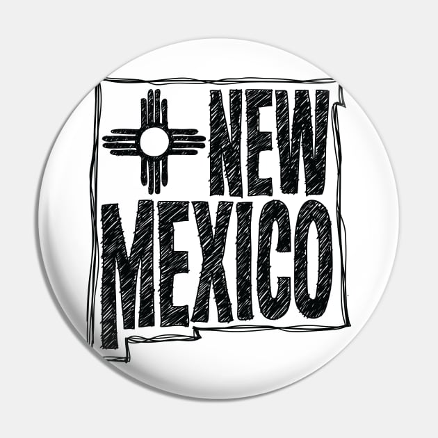 New Mexico Pin by thefunkysoul