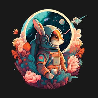 Space Bunny astronaut T-Shirt