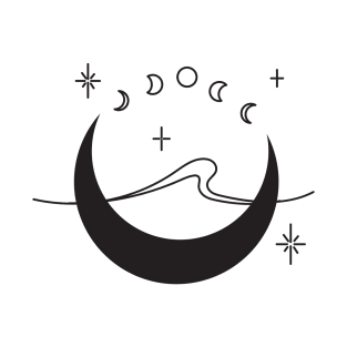 Crescent Boho Moon T-Shirt